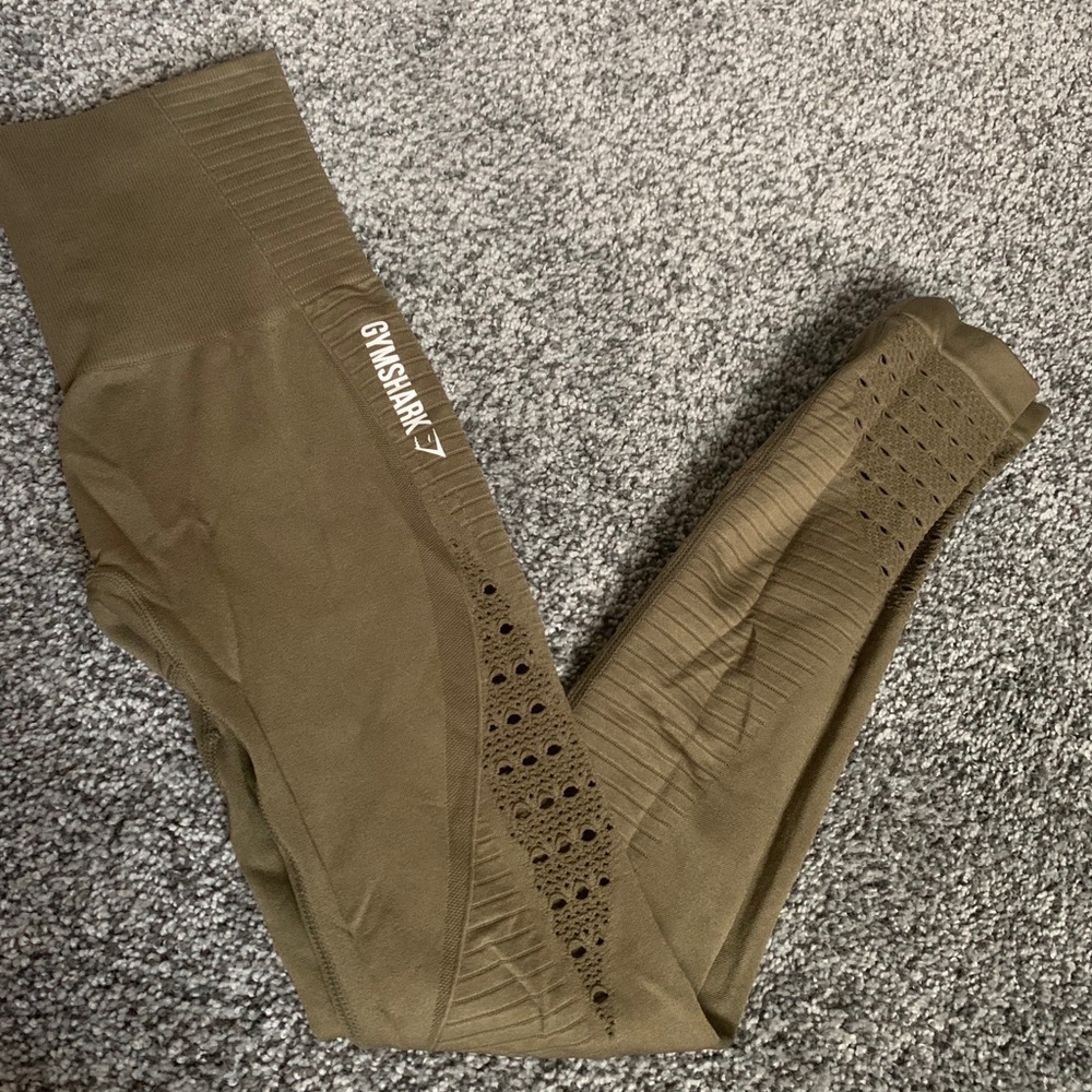 Gymshark Seamless leggings olive green